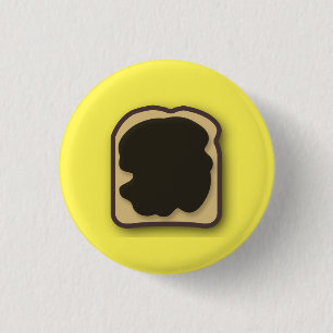 Aussie Yeast Extract on Toast 1 Inch Round Button