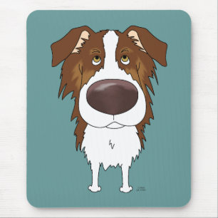 Aussies - Big Nose and Butt Mouse Pad