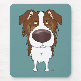 Aussies - Big Nose and Butt Mouse Pad