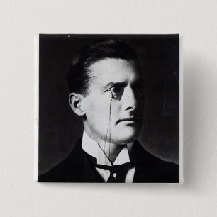 Austen Chamberlain 2 Inch Square Button