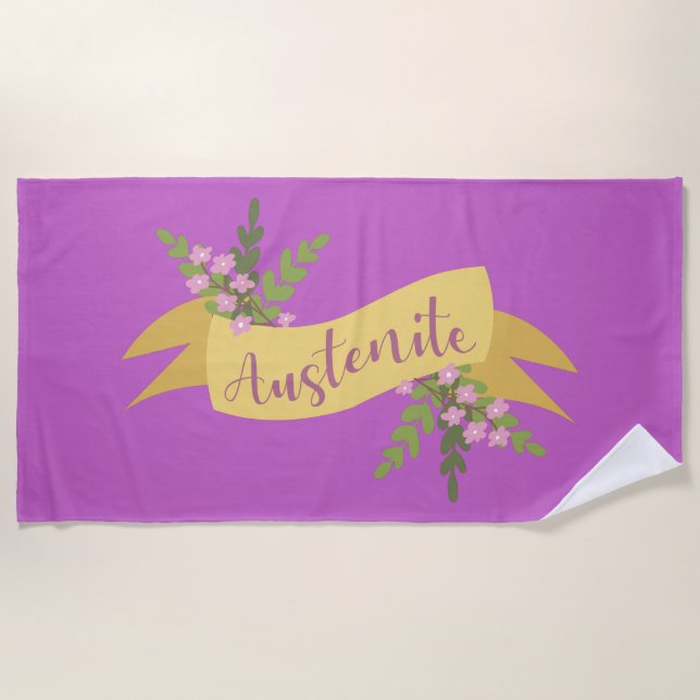 Austenite I Beach Towel (Front)
