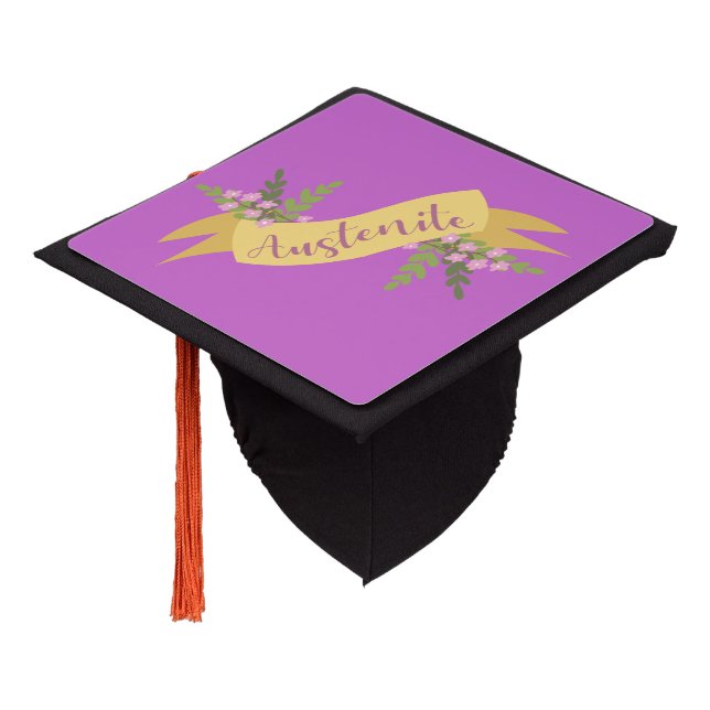 Austenite I Graduation Cap Topper (Angled)