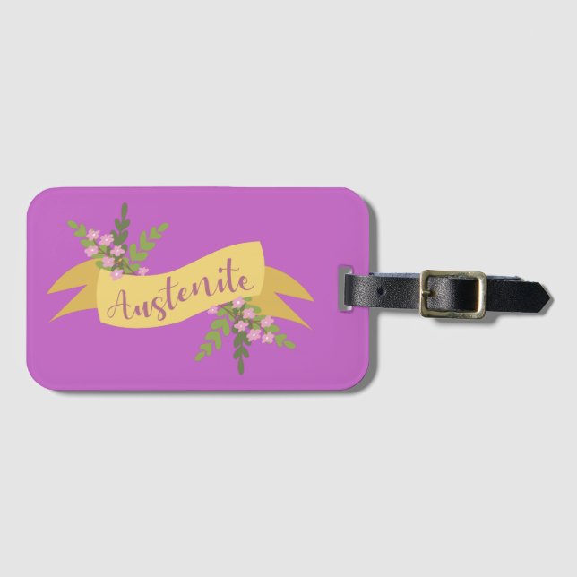 Austenite I Luggage Tag (Front Horizontal)