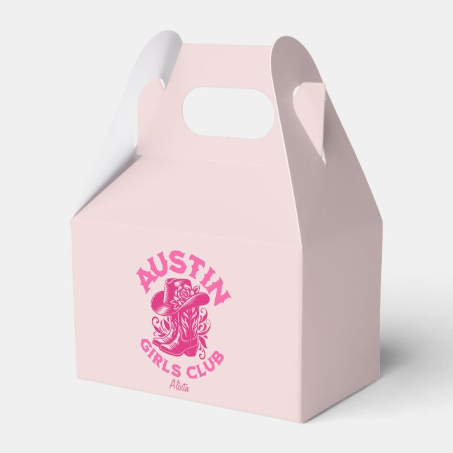 austin bachelorette girls weekend favor box (Front Side)