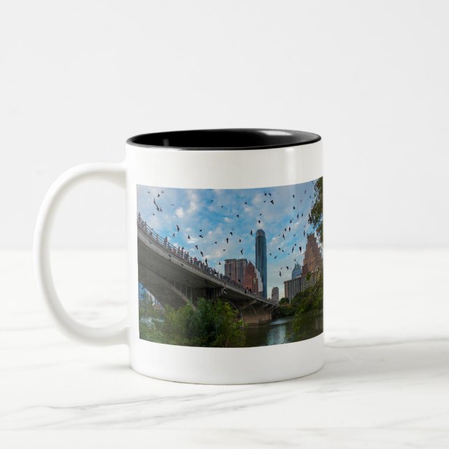 Austin BATS Downtown Two-Tone Coffee Mug (Left)