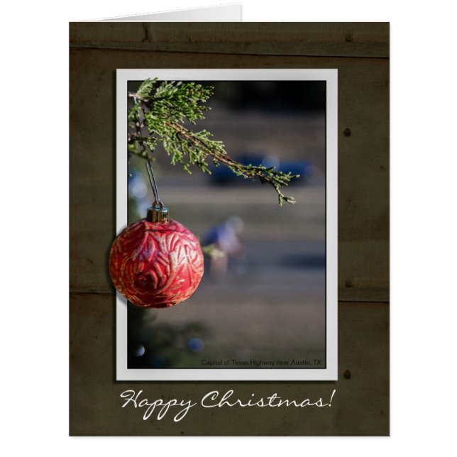 Austin Capital of Texas Highway Holiday Card (Front)