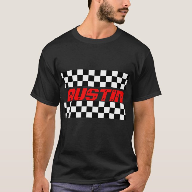 Austin Car Racing T-Shirt (Front)