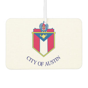 Austin city flag air freshener