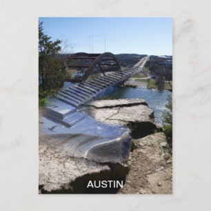 Austin Guitar Bridge Postcard