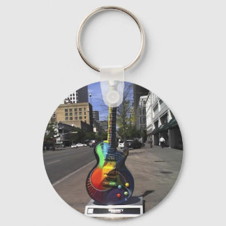 Austin Guitar Keychain