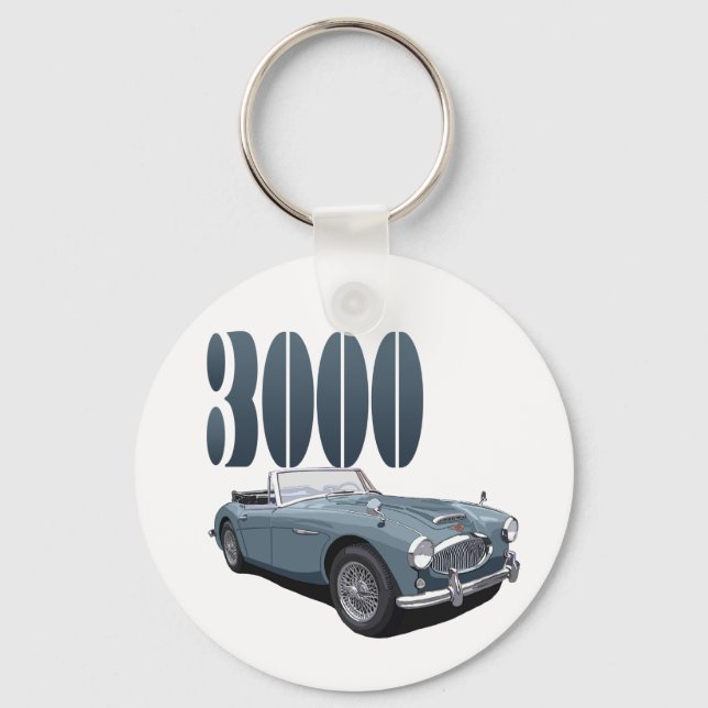 Austin Healey 3000 Keychain (Front)