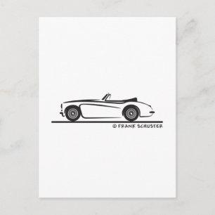 Austin Healey 3000 MK II Postcard
