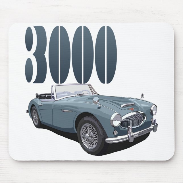 Austin Healey 3000 Mouse Pad (Front)