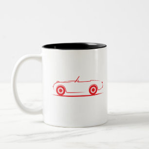 Austin Healey Sprite Bugeye Two-Tone Coffee Mug