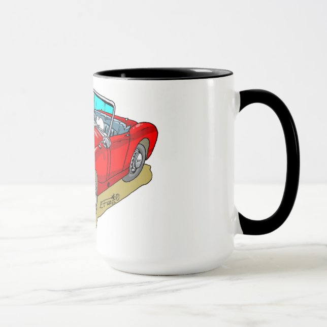Austin-Healey Sprite “Frogeye” cartoon Mug (Right)