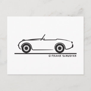 Austin Healey  Sprite Postcard
