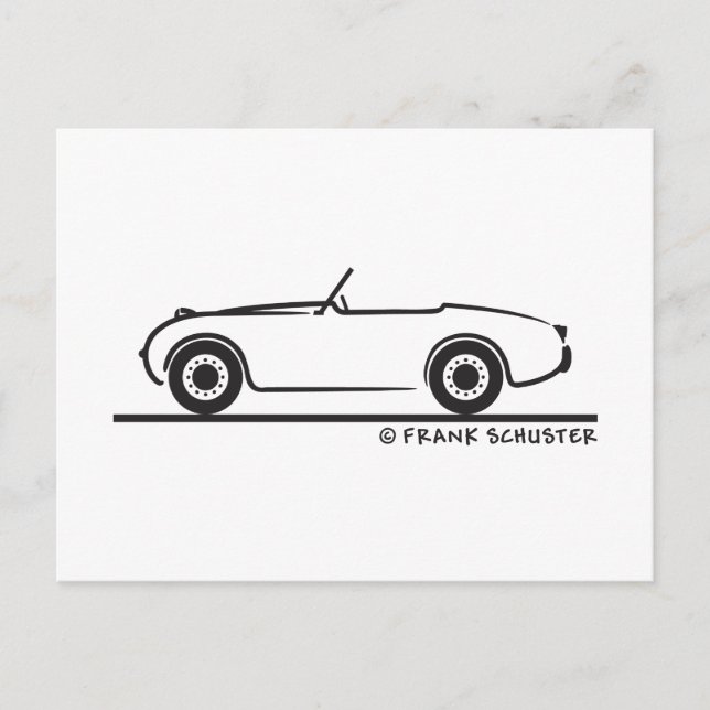 Austin Healey  Sprite Postcard (Front)