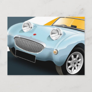 Austin Healey Sprite Postcard