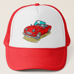 Austin-Healy Sprite cartoon Trucker Hat