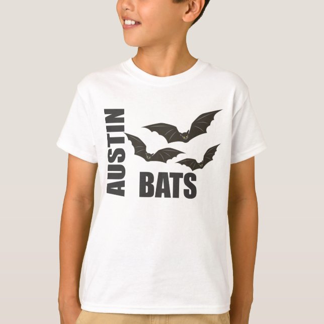 Austin le Texas manie la batte le T-shirt (Devant)