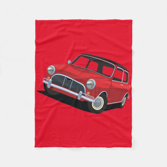 Austin Mini Fleece Blanket (Front)