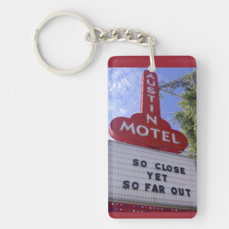 Austin Motel Keychain