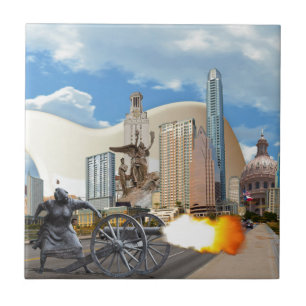 Austin Panorama of Skyline Tile