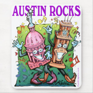 Austin Rocks Mouse Pad