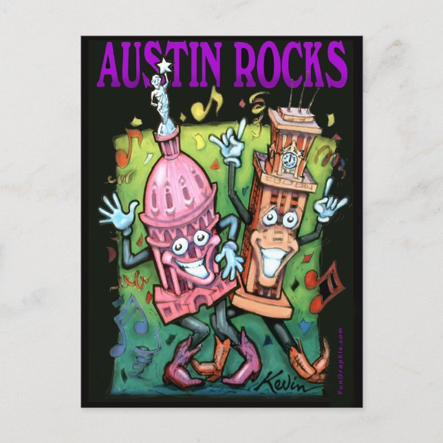 Austin Rocks Postcard (Front)