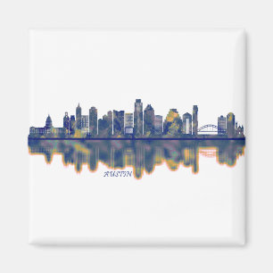Austin Skyline Magnet