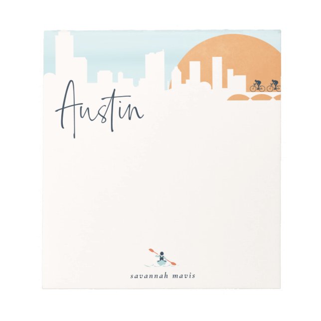 Austin Skyline Notepad (Front)