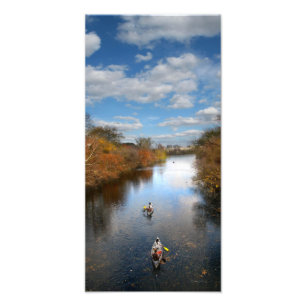 Austin Texas - Barton Creek Canoes Landscape Photo Print