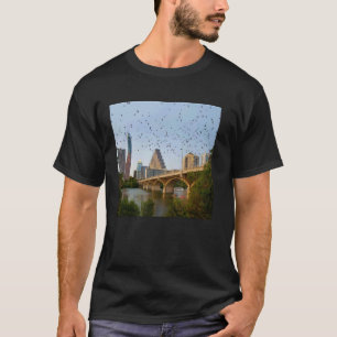Austin Texas Bats Ladybird Lake Congress Avenue Br T-Shirt