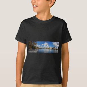 Austin Texas Boardwalk - Ladybird Lake - Skyline T-Shirt