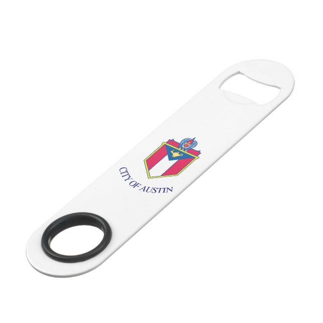 Austin (Texas) City flag  Bar Key (Front Angled)