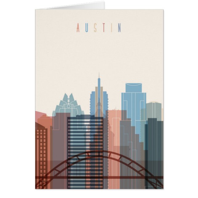 Austin, Texas | City Skyline (Front)