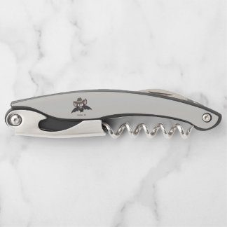 Austin Texas Cute Cartoon Cowboy Bat Corkscrew