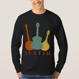Austin Texas Distressed Music T-Shirt