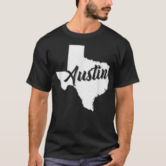 Austin Texas Gift Native Vintage Retro State T-Shirt