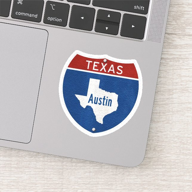 Austin Texas Highway Sign (Detail)