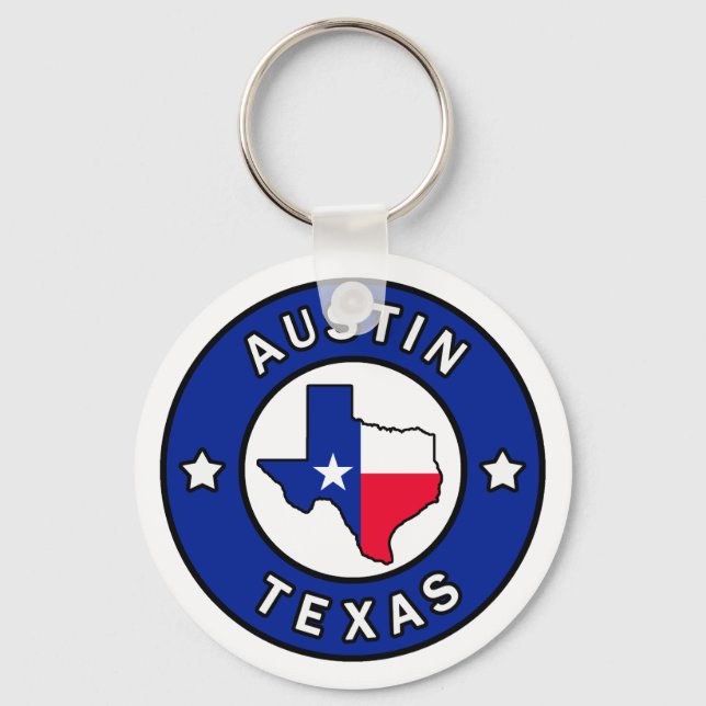 Austin Texas Keychain (Front)