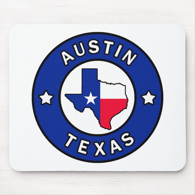 Austin Texas Mouse Pad (Front)