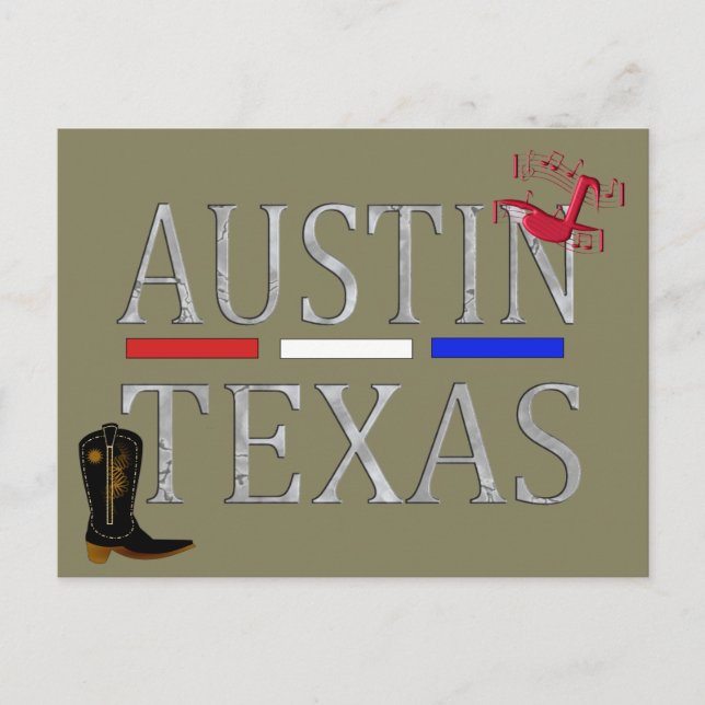 Austin Texas - postcard (Front)