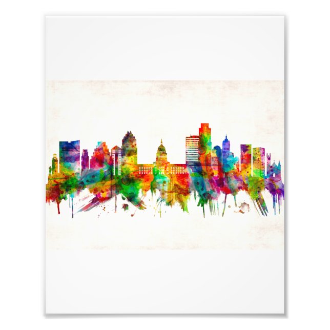 Austin Texas Skyline Photo Print (Front)