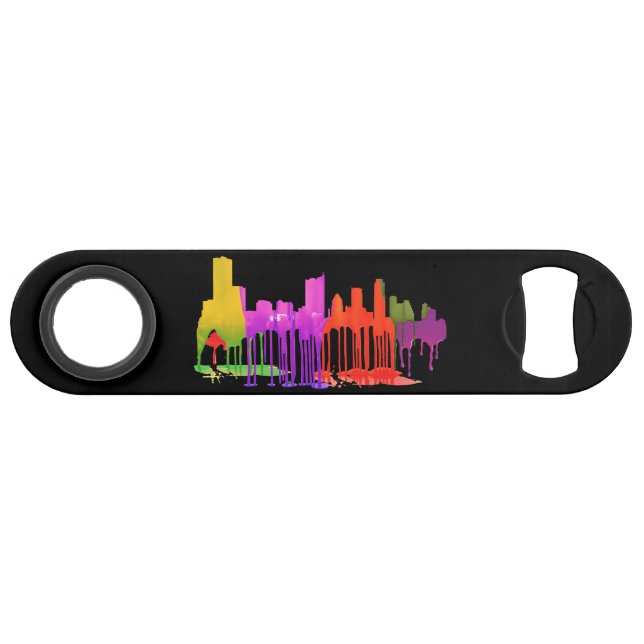 AUSTIN TEXAS SKYLINE PUDDLES - SPEED BOTTLE OPENER (Front (Horizontal))