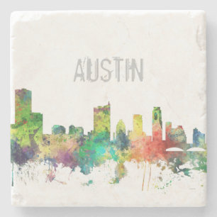 AUSTIN TEXAS SKYLINE SP - STONE COASTER