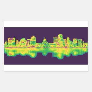Austin Texas Skyline Sticker