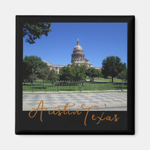 Austin Texas State Capitol Building  Magnet