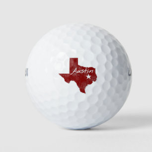Austin Texas State Star Golf Balls