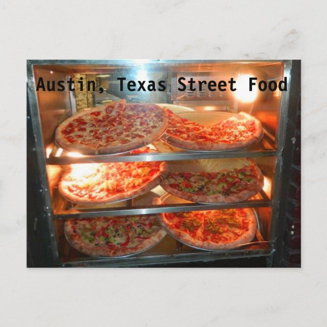 Austin Texas Street Food Postcard (Front)